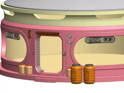 Mina-Rau General Store Complete Diorama 3D print model