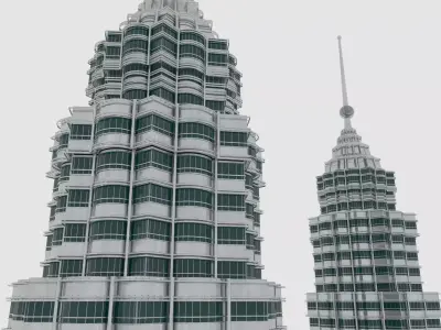 Petronas Twin Tower  3D model