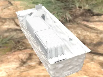 Furnished Underground Bunker No Materials Free 3D model