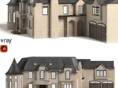 French House 3D model