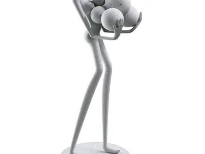 Floor lamp ANGEL  3D model