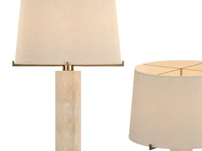 Hexagonal Table Lamp 3D model
