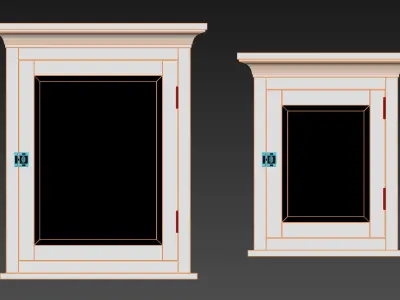 RH CARTWRIGHT MEDICINE CABINET 3D model