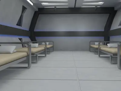 Sci Fi Room 3D model