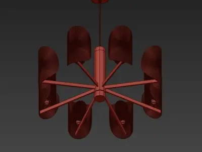 Nina chandelier 3D model