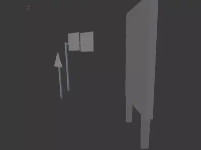 Road Signal Free low-poly 3D model