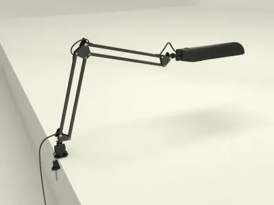 Adjustable table lamp 3D model