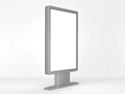 Billboard blank 3D model