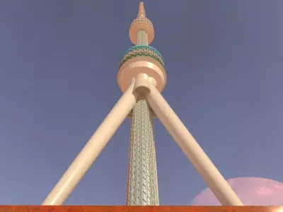 Tashkent Tv Tower 3D model