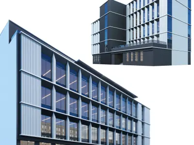 Office building 01 3D model