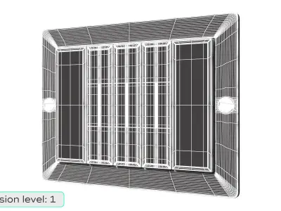 Vintage Golden Switch 3D model