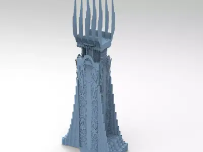 Norse Gods Tower 3 3D model