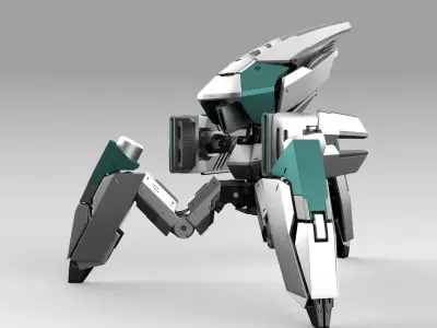Tribot 201F 3D model