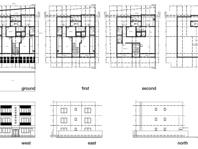 Apartment Building Concept 3D print model