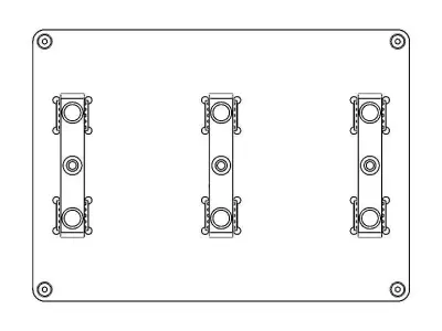 Manual Hand Soldering Jig for PCB MOD70017  3D model