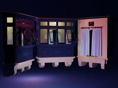 Maltese Balcony 3D model