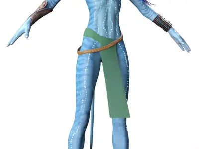 NEYTIRI  AVATAR Navi Female Warrior 3D model