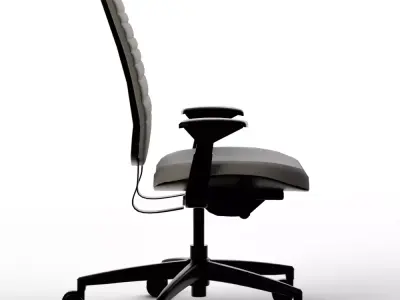 Steelcase Series Way Armed Task Office Chair Low-poly 3D model
