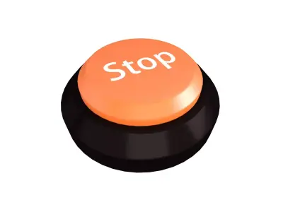 Start Button V1 039 Low-poly 3D model