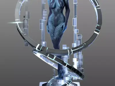 Halo Cortana 3D print model