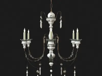 SMALL PERCIVAL CHANDELIER 3D model