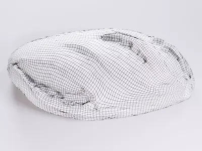 Dark loaf of bread - 3D Scan 3D model