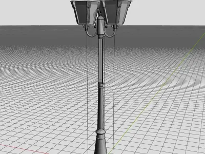 Lamp pole 3D model