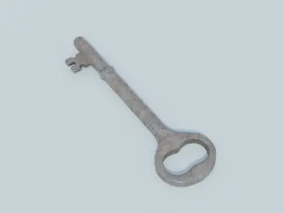 Old Key 3D model