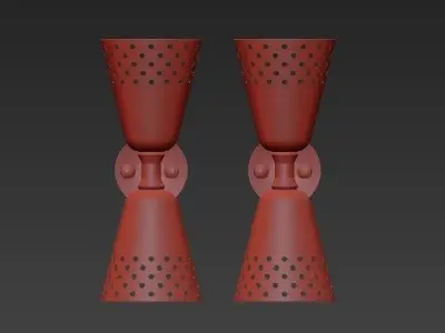 Delightfull Cairo Perforation Copper 3D model