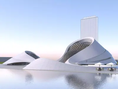 Building 04 3D model