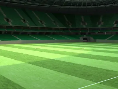 Education City Stadium 3D model