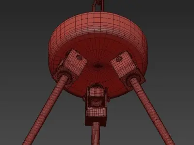 Chandelier Bistroquette 3D model