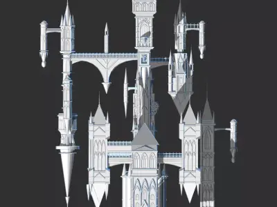 Castlevania - Castle Dracula 3D print model