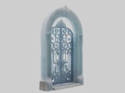Frostcovered Gate model 3D model
