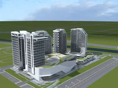  Cityscape 16 3D model
