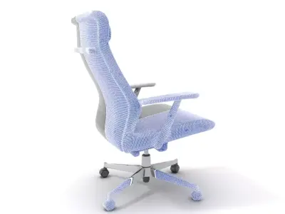 Ergonomic Mesh Office Chair model pack Low-poly 3D model