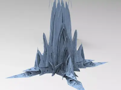 Eclipse Sunken Citadel tower 3D model