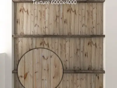 Wooden ceiling with beams 1 Texture