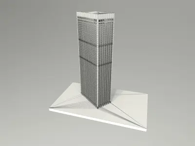 Wells Fargo Building Los Angeles 3D model