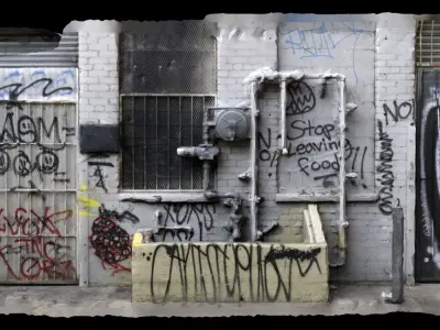 Back Street Alley Photogrammetry Scan 3D model