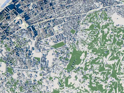 Cityscape Batumi Georgia 3D model purchase