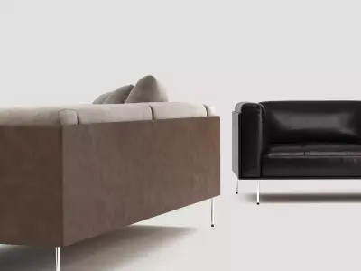 Rod Sofa 200 3D model