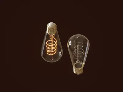 Edison  Bulb 3D model