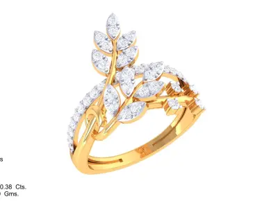  Women Ring MTL 3dm STL OBJ FBX Details 3D print model 94