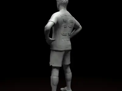 Muller Bayern Munich football player  stl file ready for print 3D print model
