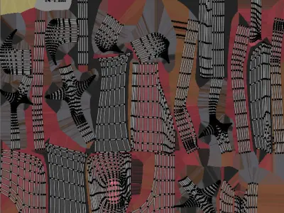 Sci Fi Electricity Gun Low-poly 3D model