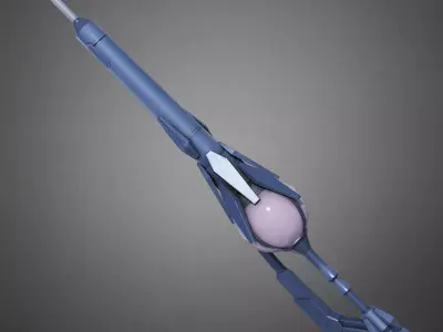 Overlord Shalltear Bloodfallen Spuit Lance Weapon for Cosplay 3D print model