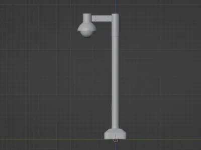 Street Lamp Post Free 3D model