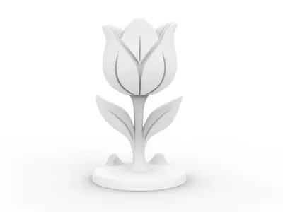 Tulip Flower 3D Printable 3D print model