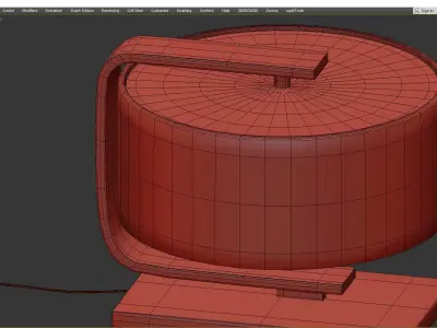 MEIR USB ACCENT TABLE LAMP Low-poly 3D model